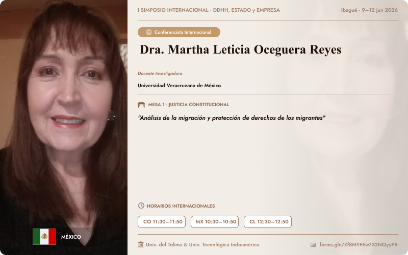 Dra. Martha Leticia Oceguera Reyes