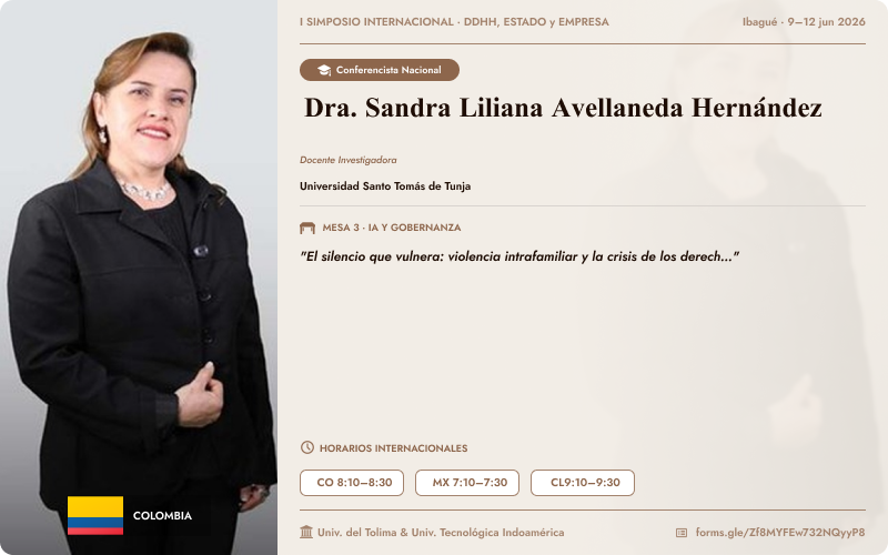 Dra. Sandra Liliana Avellaneda Hernández