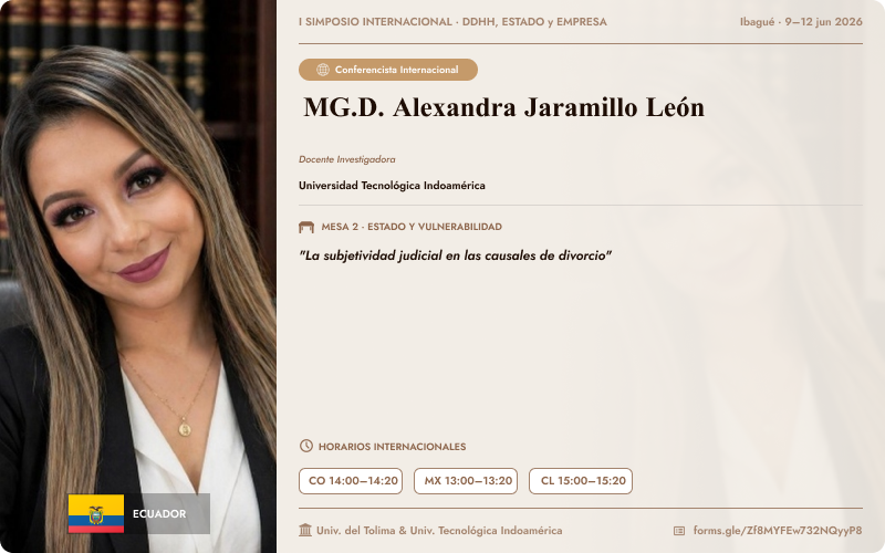 MG.D. Alexandra Jaramillo León