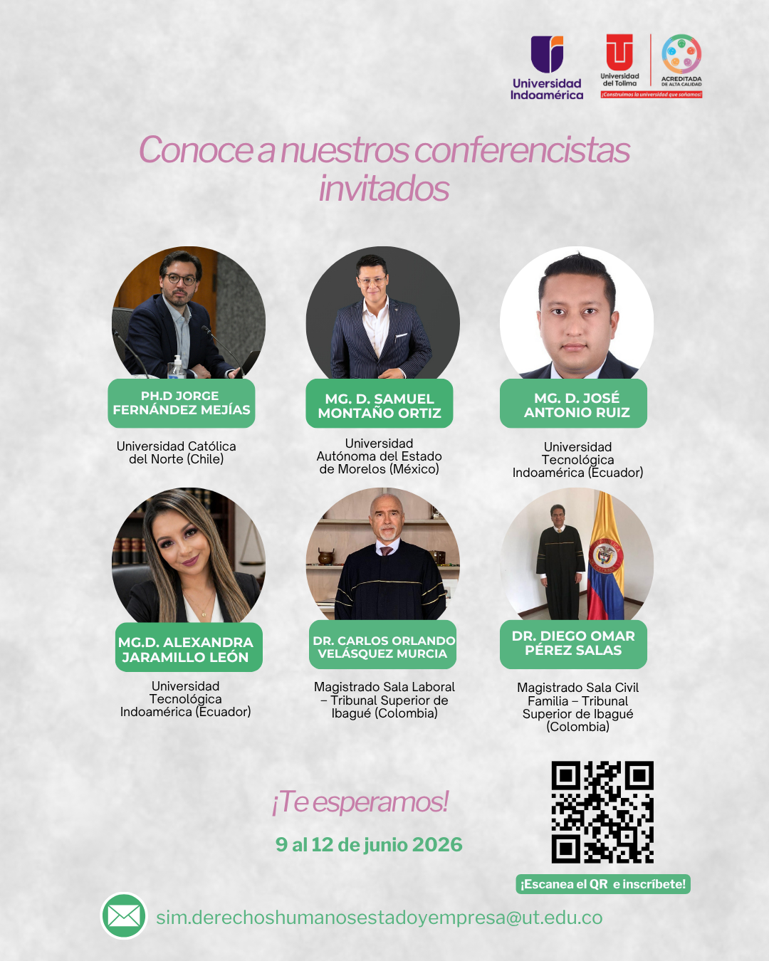 Conferencistas Simposio