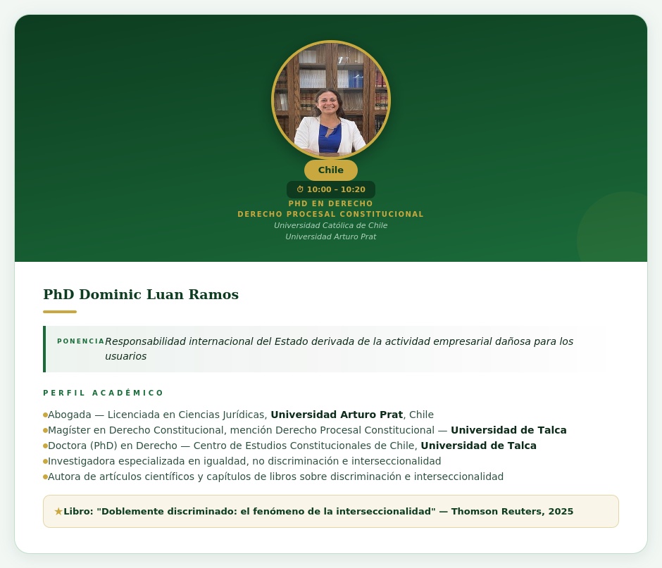 PhD Dominic Luan Ramos