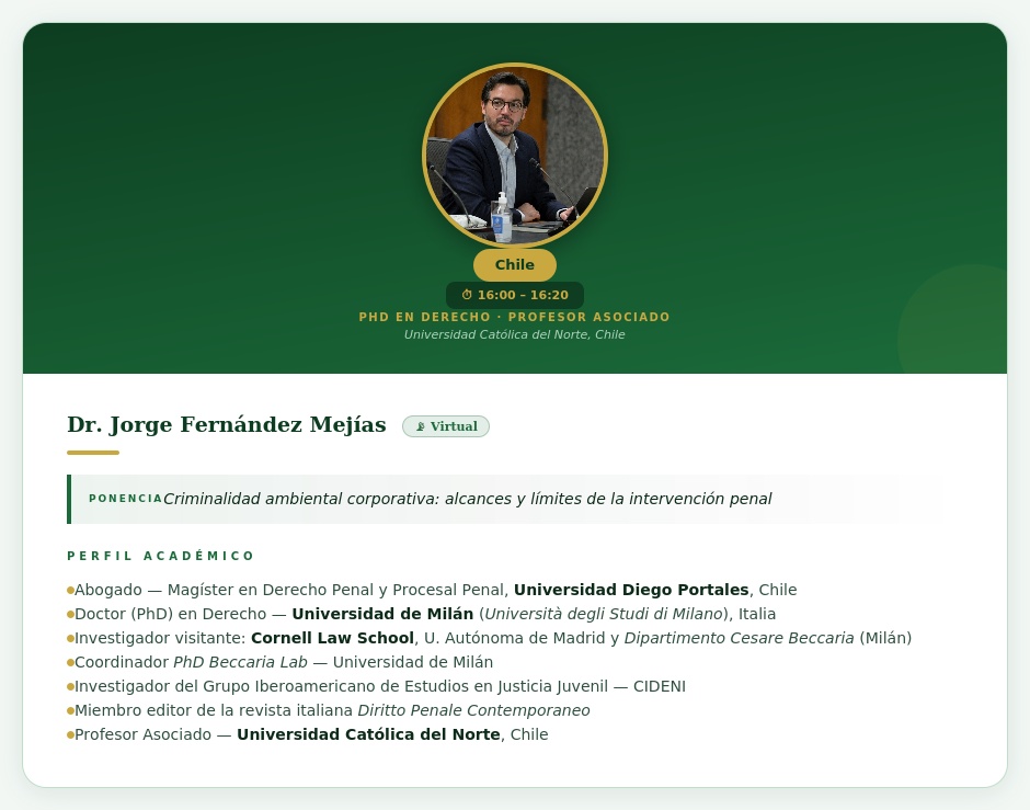 Dr. Jorge Fernández Mejías